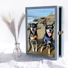 Load image into Gallery viewer, Pet Memorial Wooden Keepsake Box - DOGUE By Gina