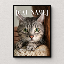 Load image into Gallery viewer, The Minimalist Memorial Cat Portrait - DOGUE By Gina