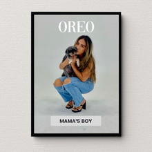 Load image into Gallery viewer, PERSONalized Pet Portrait &quot;MAMA&#39;S BOY/MAMA&#39;S GIRL&quot; - DOG or CAT (or any animal!) - DOGUE By Gina

