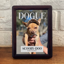 Load image into Gallery viewer, Funny Custom Dog Picture Frame &quot;Babe Magnet&quot; - DOGUE By Gina
