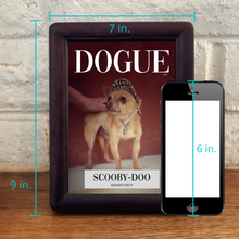 Load image into Gallery viewer, Funny Custom Dog Picture Frame &quot;Mama&#39;s Boy&quot; - DOGUE By Gina
